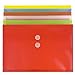 JAM Paper Plastic Envelope with Button and String Tie Closure - Legal Booklet - 9 3/4