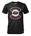 Harley-Davidson Men's Black Label Distressed HCC Short Sleeve T-Shirt, Black