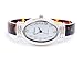 Tortoise Silver Acrylic Band Oval Face Women's Eikon Bangle Cuff Watch