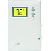 PSD010B Non-Programmable 2-Wire Heat-Only Thermostat | Non-Prog Heat-Only Without Fan, Batteries Included