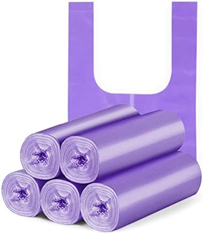 Garbage Bags - 5 Rolls Bathroom Garbage Bags - Easily Accessible Mini ...