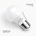Ambimall A15 Bulb LED 60Watts Equivalent, G45 7Watt Appliance Light Bulb, Warm White 2700K 700 Lumens, LED Refrigerator Light Bulb with E26 Medium Base Non-Dimmable, Perfect for Ceiling Fan(6 Pack)