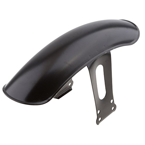 MonkeyJack Stainless Steel Front Fender / Mudguard / Mud Guard for Honda CG125 - Black - Thumbnail 7