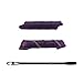 Curlformers Deluxe Range Hair Curlers - Glam Up Kit for Long Hair Up To 16 inch, 16 No Heat Curlers & 1 Styling Hook, Healthy & Damage Free, Organza, Deluxe (Elderberry)