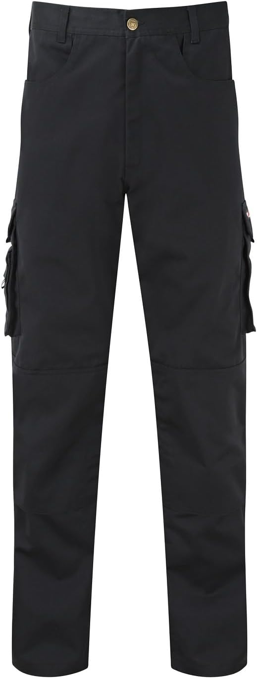 TuffStuff Pro Work Trousers 32 Regular Knee Pad Pockets YKK Zip