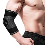 Elbow Brace | Elbow Sleeve | Compression Arm Support for Tendonitis | Arthritis | Best for Tennis Elbow Golf