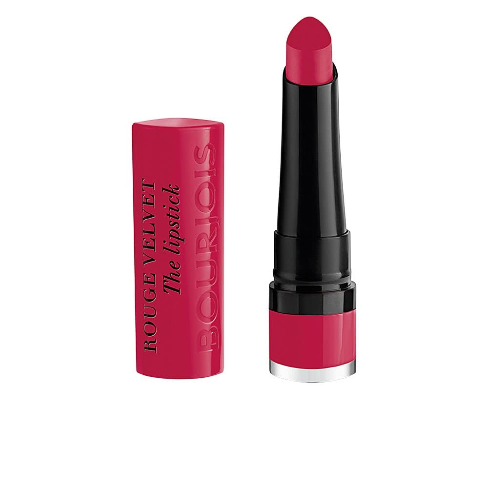 Bourjois Rouge Velvet The Lipstick Bullet Lipstick 9 Fuchsia Botté Purples, 2.4g Pink — image 1