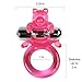 Vibrating Cock Ring Penis Erection Aid for Stronger Orgasms with Vibrator for Clitoral Stimulation Sex Toy