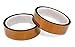 1-Inch Wide 1 Mil Hi-Temp Kapton Tape (2-Pack, 144 Yards Total); 2 Roll Set of Polyimide Film Tape for 3D Printing, Soldering, Insulating Circuit Boards & More! (1 Inch)