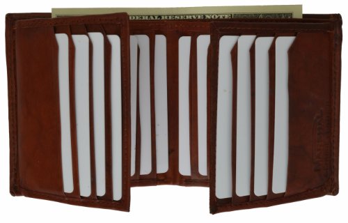 Leather Bi-fold Mens Wallet BD #2192CF