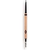 Charlotte Tilbury Brow Cheat Eyebrow Pencil - Refillable Micro-Precision Brow Pencil with Angled Tip for Natural Hair-Like Strokes - 16-Hour Wear, Waterproof, Vitamin E + Carnauba Wax