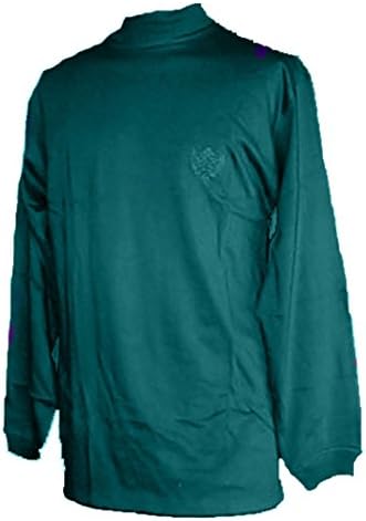 A Men's Turtle Neck T Shirt Green X-Large (Ships from Chicago)
