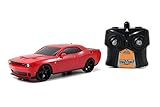 Jada Toys 2015 Dodge Challenger Hellcat BTM Radio Control Vehicle, 7.5