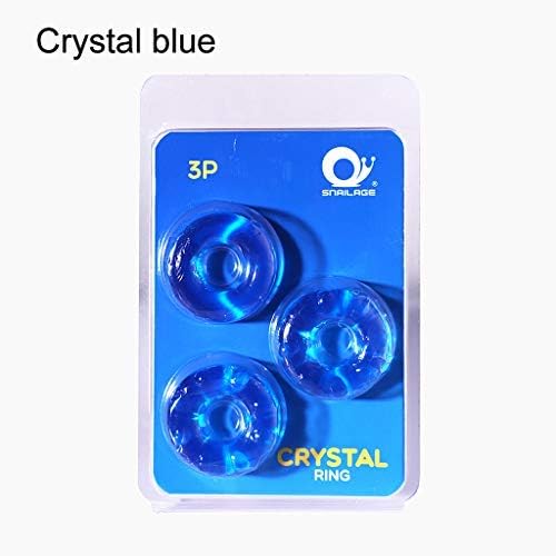 3Pcs Silicone Pennnis Rings - Men Male Bedroom Exercise Tool (White)