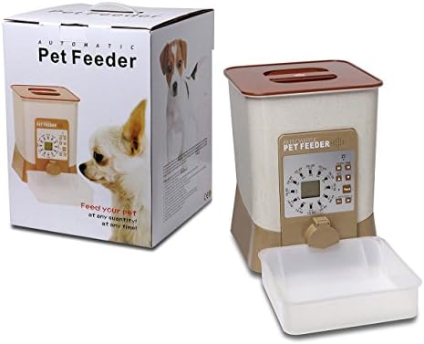 Pet maomao Automatic Pet Feeder Voice Recorder and Timer Programmable for Dogs Cats Food Dispenser