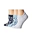Nike Dri-FIT Graphic 2 No Show Tab Socks 3-Pair Pack Multicolor Women's No Show Socks Shoes (M, Multicolor)