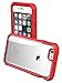 iPhone 6s Case, roocase [Glacier TOUGH] iPhone 6 (4.7) Hybrid Scratch Resistant Clear PC / TPU Armor Full Body Protection Case Cover with Built-in Screen Protector for Apple iPhone 6 / 6s (2015), Carmine Red