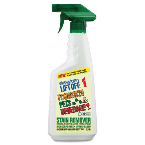 Motsenbocker's Lift-Off No. 1 Food, Drink & Pet Stain Remover, 22 oz. Spray - six trigger bottles.