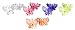 SuperMoss (90544) Butterfly Orchid Clips, Assorted, 10 Units