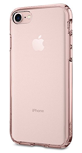 iPhone 7 Hülle, Spigen® [Ultra Hybrid] Luftpolster-Technologie [Rose Crystal] Durchsichtige Rückschale und TPU-Bumper Schutzhülle für iPhone 7 Case, i