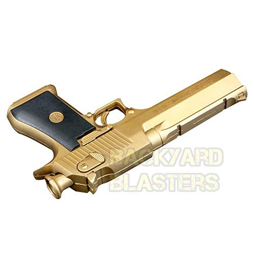 Backyard Blasters Toys Guns For Boys Golden Desert Eagle Toy