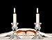 CandleNScent Spiral Taper Dinner Traditional Shabbos Candles Holiday Household Party -White 5 Inch - (Pack of 12)