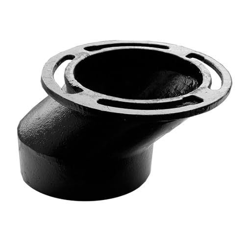 4 X 4 X 2 CI Overall Size Closet Flange