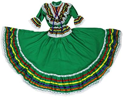 Ethnic Identity Girls Mexican Dress Vestido Jalisco