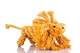 Viiler - 1 Pcs Set Dog Toys Dog Chew Toy for Aggressive Chewers for Small Medium Dogs Breeds Dogs Puppies - Cute Animal Shape Knots Rope (Lion)