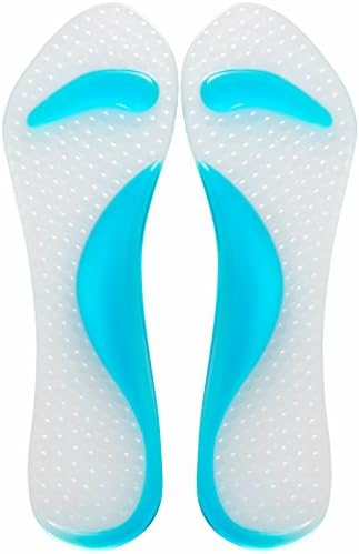 [Phoenix] ヒール用 シリコンクッションインソール【1足分2枚セット】 衝撃吸収／疲労軽減／美脚効果／偏平足予防＜長期保証45日間＞中敷 インソール