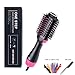 One Step Hair Dryer，CHJPRO Oval Hair Dryer Volumizing Styler Comb Negative Ion Generator Hair Straightener Brush Hot Air Brush