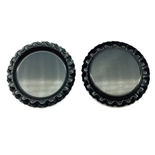 image for IGOGO Flat Bottle Caps Decorative Bottle Cap for Hair Bows, DIY Pendan