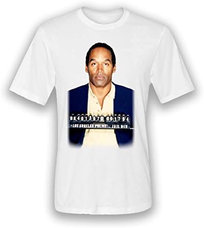 OJ Simpson Mugshot - Unisex Adult T-shirt (XXL)