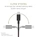 Native Union Belt Cable USB-A to Lightning - 4ft Ultra-Strong Reinforced [MFi Certified] Durable Charging Cable with Leather Strap Compatible with iPhone 14, iPhone 13, iPhone 12 and Earlier (Cosmos)
