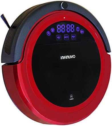 Hovo 780 4-in-1 Robotic Vacuum Cleaner - Sweeping, Vacuuming, Wet/Dry Mopping and UV Sterilization (Red)