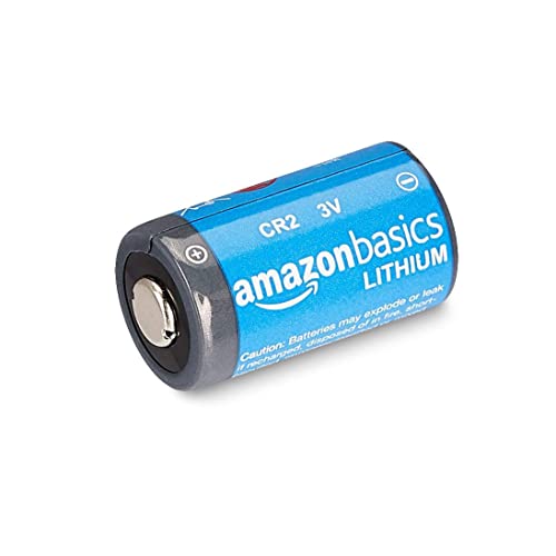 Amazon Basics 6Pack CR2 Lithium Batteries, 3 Volt, Long Lasting Power