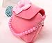 Hosaire Girl Bag Plush Flower Mini Handbag Shoulder Bag Messenger Bag for Toddlers Preschoolers Pink