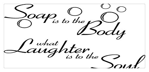 Soap is to the Body what Laughter is to the Soul wall quote wall decals wall decals quotes