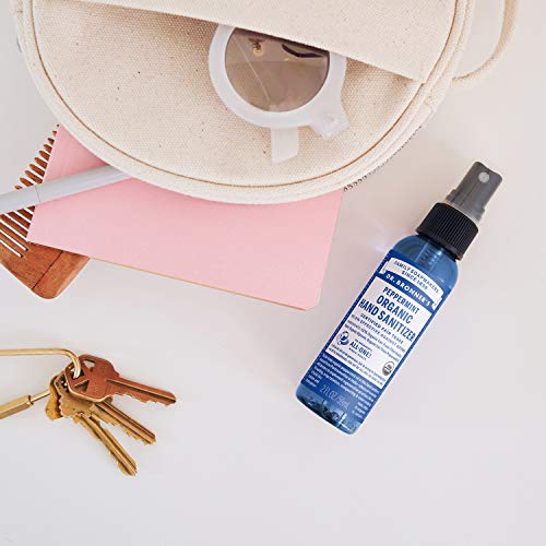 Dr. Bronner's Organic Hand Sanitizer Spray (Peppermint, 2 ounce