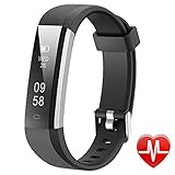 Lintelek Activity Tracker, Slim Fitness Tracker Watch, Touch Screen Smart Bracelet with Anti-Lost Strap for Kids, Women and Men