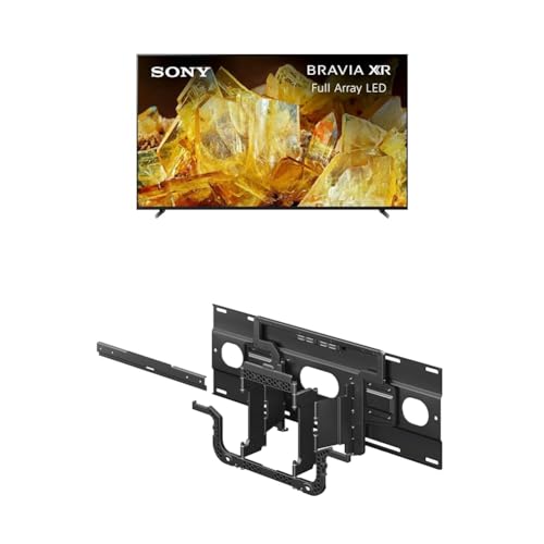 Sony 55 Inch 4K Ultra HD TV X90L Series: BRAVIA XR Full Array LED Smart Google TV Ultra-Slim TV Wall Mount Bracket for Select BRAVIA TV's (SU-WL905)