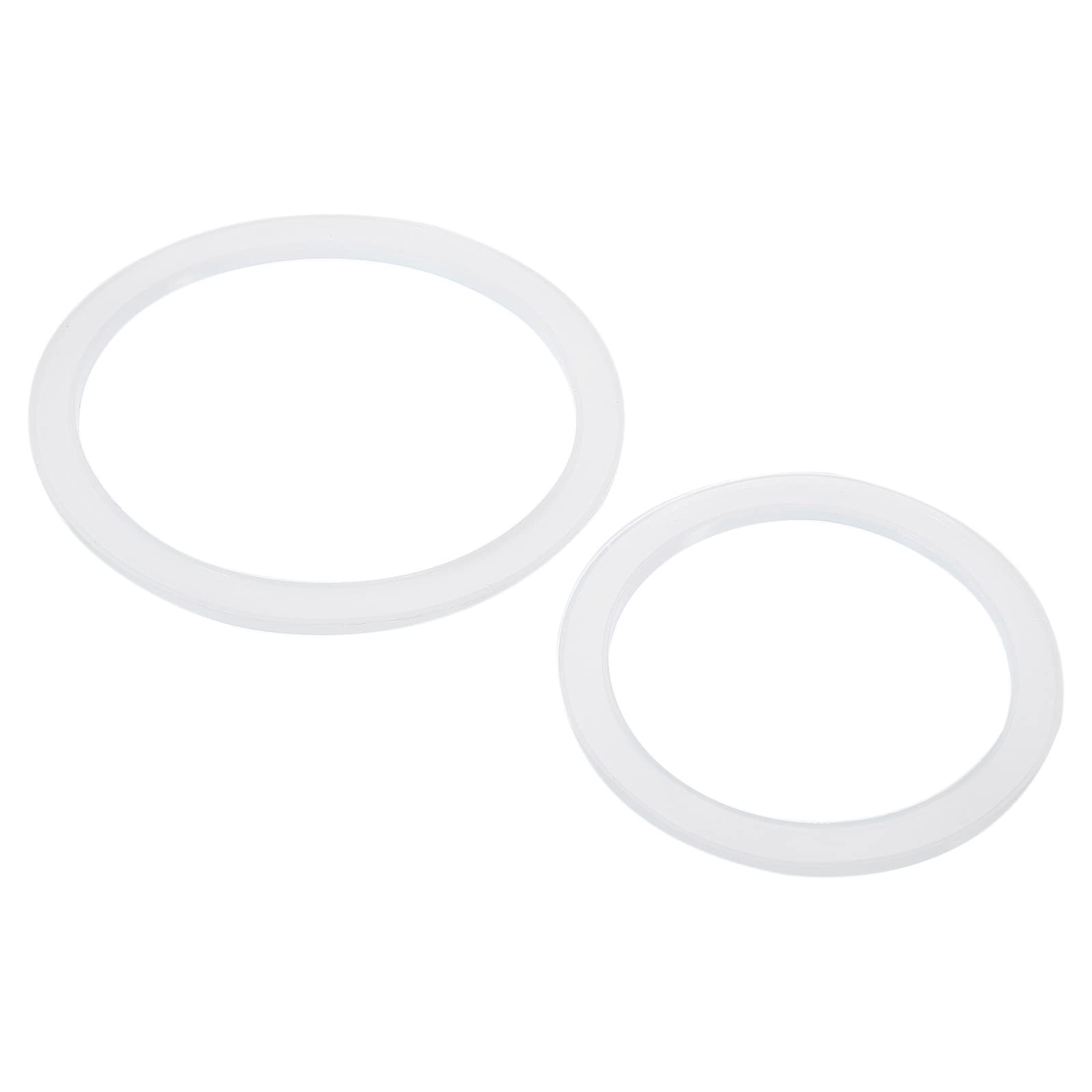 PATIKIL 70mm Regular and 86mm Wide Mouth Silicone Sealing Rings Set, 1Set/40Pack Reusable Leak-Proof Gaskets for Mason Jar Lids, Translucent