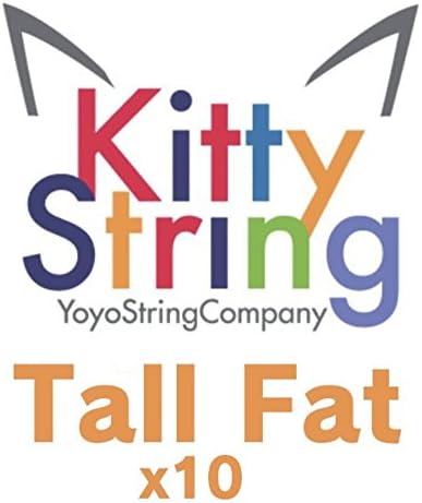 Kitty String 10 Pack Yo-Yo Strings Tall Fat (Yellow)