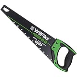 WilFiks 16” Pro Hand Saw, Perfect for Sawing, Trimming, Gardening, Pruning &amp; Cutting Wood, Drywall, Plastic Pipes &amp; More, Razor Sharp Blade, Comfortable Ergonomic Non-Slip Handle