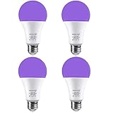 Escolite 7.5W UV LED Black Light Bulbs, A19 E26/E27