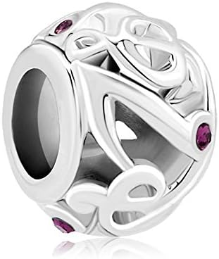 CHARMED LIFE Love Music Charm Music Note Beads For Charm Bracelets