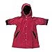 Fit Rite Boys Girls Hooded Waterproof Long Raincoat Full Length Rain Jacket for Children and Toddler with Reflective Stripes