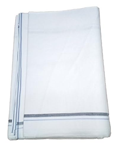 Men's Cotton Dhoti (Paramsukj_white_Free Size)