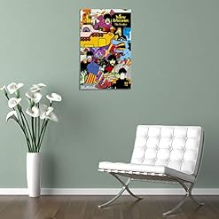 XYDQ The Beatles Yellow Submarine Toile Art Poster et Art Mural Impression Moderne Décoration Chambre de Famille Poster… - Les Beatles, Paul McCartney, John Lennon, RIngo Starr, George Harrison XYDQ The Beatles Yellow Submarine Toile Art Poster et Art Mural Impression Moderne Décoration Chambre de Famille Poster… – Image 5