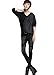 Minibee Personalized Tee Patchwork T-Shirt Unique Tank Top Fit Slim Style Black